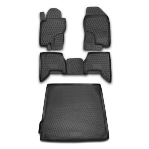 Nissan Pathfinder Floor-Trunk Mats - Omac - 3D Kit - Black - '05-'12